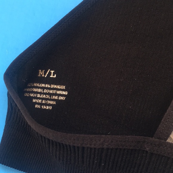 Tattoo Mesh Bralette BRA Black New - Picture 6 of 7